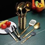 Titanium Gold Plated 13-Piece Kitchen Utensil Set