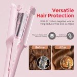 Titanium Waver Tool with Dual Barrels & Heat Control