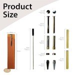 Titanium Pen Kit with 10 Cases and Ink