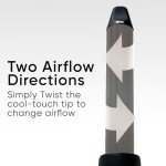 Titanium Hair Styler: Dry, Curl, Straighten, 5 Attachments