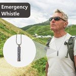 Titanium Emergency Survival Whistle with Necklace