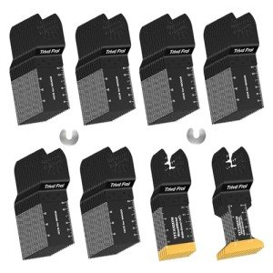100PCS Titanium Oscillating Saw Blades Set