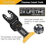 100PCS Titanium Oscillating Saw Blades Set
