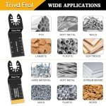 100PCS Titanium Oscillating Saw Blades Set