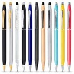 Cross Classic Century Refillable Ballpoint Pen, Medium Ballpen, Includes Premium Gift Box - Titanium Grey Micro-Knurl