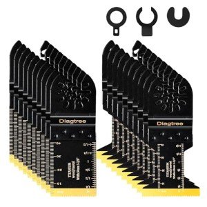 20PCS Titanium Oscillating Saw Blades Set