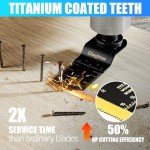 20PCS Titanium Oscillating Saw Blades Set
