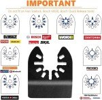 20PCS Titanium Oscillating Saw Blades Set
