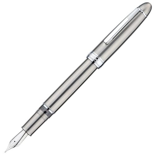 Asvine J16 Solid Titanium Fountain Pen with Box