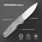 Kizer XL EDC Folding Knife with Titanium Handle