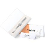 Asvine J16 Solid Titanium Fountain Pen with Box