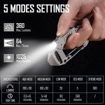 KeyUnity KF02 Titanium 7-in-1 Multitool Carabiner