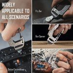 KeyUnity KF02 Titanium 7-in-1 Multitool Carabiner