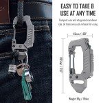 KeyUnity KF02 Titanium 7-in-1 Multitool Carabiner