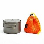 Toaks Lightweight Titanium Cooking Pot, POT-700-L