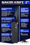 DALSTRONG 18cm Nakiri Knife - Shadow Black Series