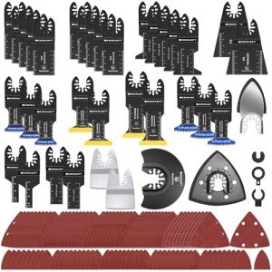 Titanium Multitool Blade Kit – 136 Pieces