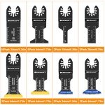 Titanium Multitool Blade Kit – 136 Pieces