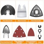 Titanium Multitool Blade Kit – 136 Pieces