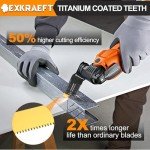 18 PCS Titanium Oscillating Tool Blade Set