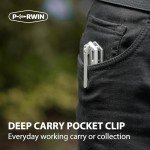 Titanium Damascus Folding Knife for EDC Adventures