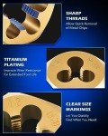 86pc Titanium Coated Tap and Die Set