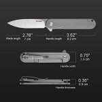 OLITANS T025 Mini Folding Titanium Pocket Knife