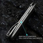 OLITANS T025 Mini Folding Titanium Pocket Knife