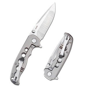 Titanium Pocket Knife Set - 3.4" Folding Knives