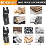Universal Titanium Oscillating Blade Kit - 55 PCS