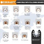 Universal Titanium Oscillating Blade Kit - 55 PCS