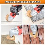 97-Piece Titanium Oscillating Tool Blade Set