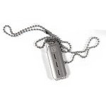 Titanium EDC Cremation Urn Necklace with Engraving