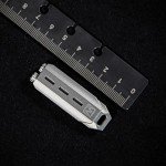 Titanium EDC Cremation Urn Necklace with Engraving