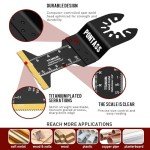 27-Piece Titanium Oscillating Tool Blade Set