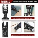 27-Piece Titanium Oscillating Tool Blade Set