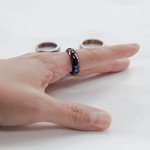 WANERSEN Titanium EDC Rings for Everyday Wear
