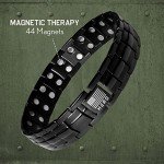 Titanium Magnetic Therapy Bracelet with Link Tool