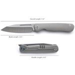 Miguron M Ekry Folding Knife with Titanium Handle