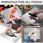 Titanium Double-Sided Cutting Board for Kitchen Use