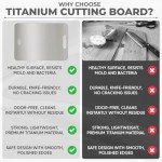 Titanium Double-Sided Cutting Board for Kitchen Use