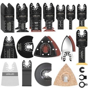 Titanium 112-Piece Oscillating Tool Accessory Set