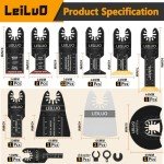 Titanium 112-Piece Oscillating Tool Accessory Set