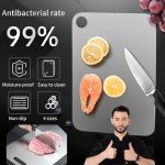 Double-Sided Titanium Cutting Board for Kitchen