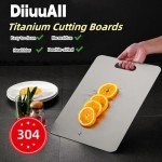 Double-Sided Titanium Cutting Board for Kitchen