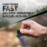 Rapid Fire Blackout Large Folding Knife for EDC