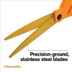 Fiskars 9" Titanium Precision Garden Shears, Orange