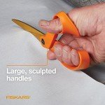Fiskars 9" Titanium Precision Garden Shears, Orange