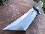 Tactical Titanium Pocket Folding Knife with Sheath