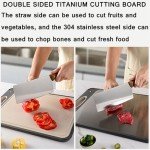 Titanium Anti-Slip Dual-Sided Cutting Board